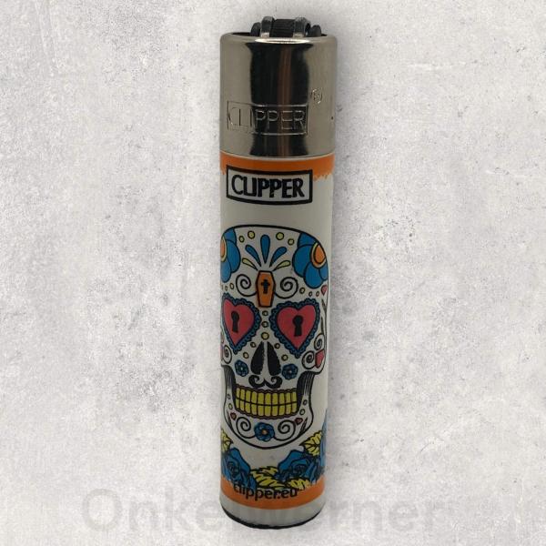 Muerta Skull Clipper Feuerzeug